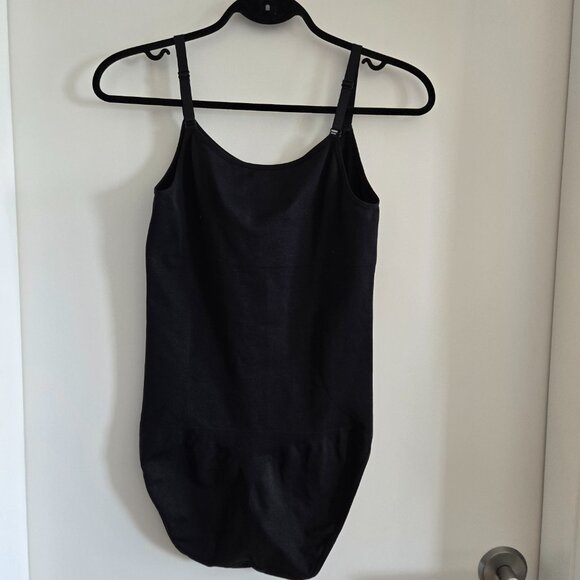 Shapermint Essentials All Day Every Day Scoop Neck Bodysuit - Black / XL - Picture 2 of 9